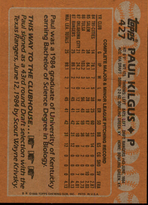 1988 Topps Baseball Card Pick 255-512 - Picture 329 of 495
