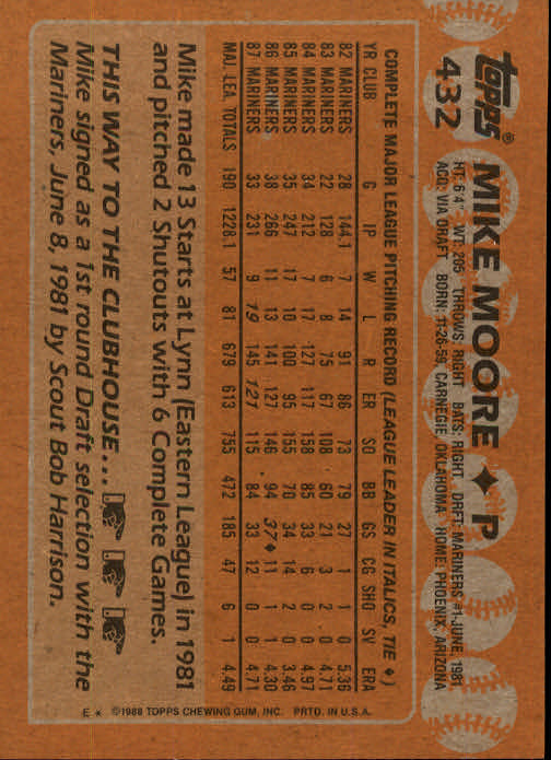 1988 Topps Baseball Card Pick 255-512 - Picture 339 of 495