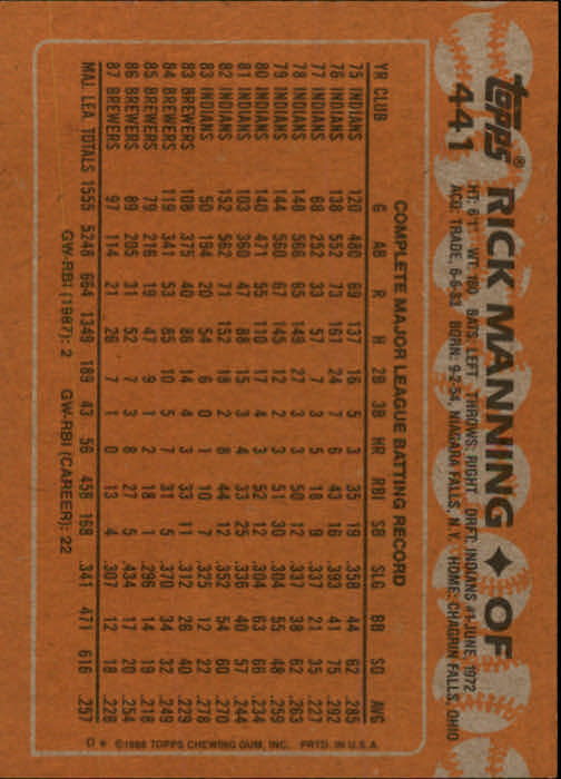 1988 Topps Baseball Card Pick 255-512 - Picture 357 of 495