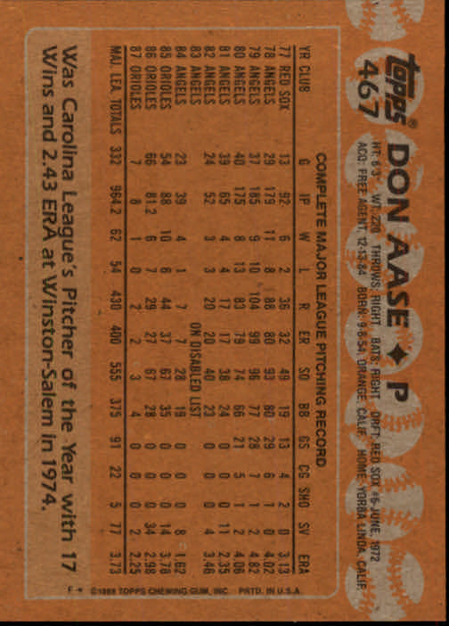 1988 Topps Baseball Card Pick 255-512 - Picture 407 of 495