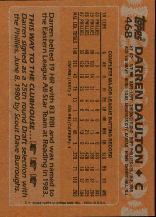 1988 Topps Baseball Card Pick 255-512 - Picture 409 of 495
