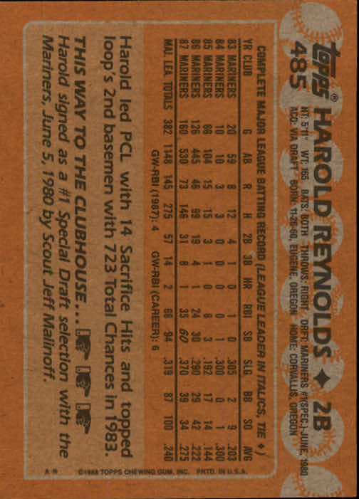 1988 Topps Baseball Card Pick 255-512 - Picture 443 of 495