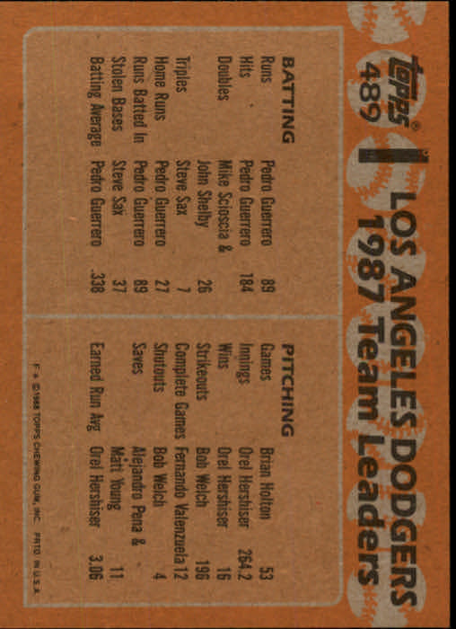 1988 Topps Baseball Card Pick 255-512 - Picture 451 of 495