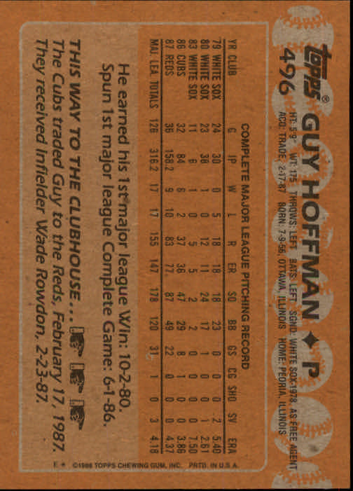 1988 Topps Baseball Card Pick 255-512 - Picture 465 of 495