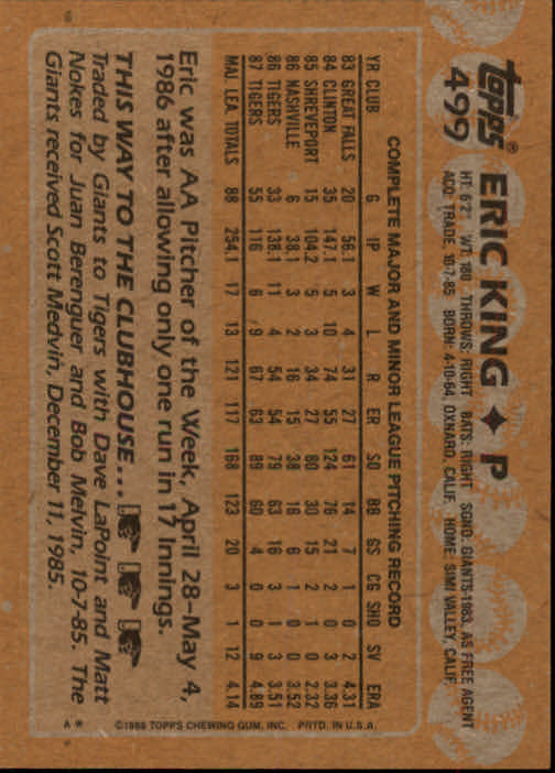 1988 Topps Baseball Card Pick 255-512 - Picture 469 of 495