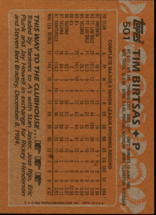1988 Topps Baseball Card Pick 255-512 - Picture 473 of 495