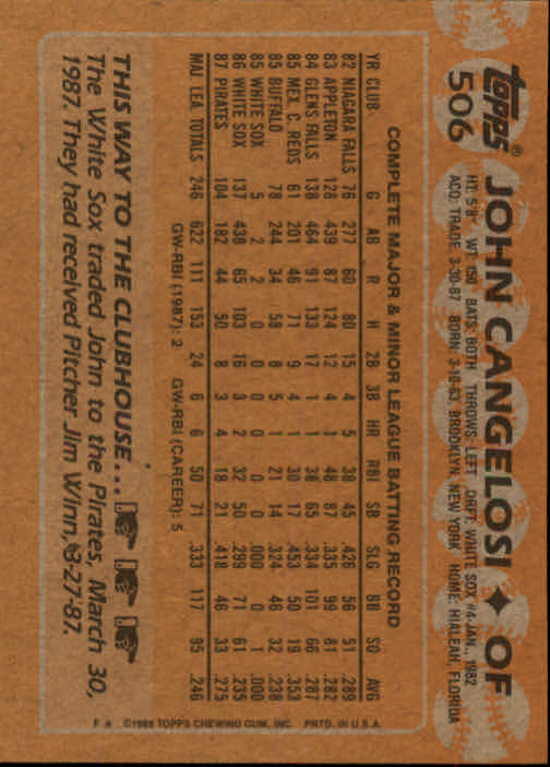 1988 Topps Baseball Card Pick 255-512 - Picture 483 of 495