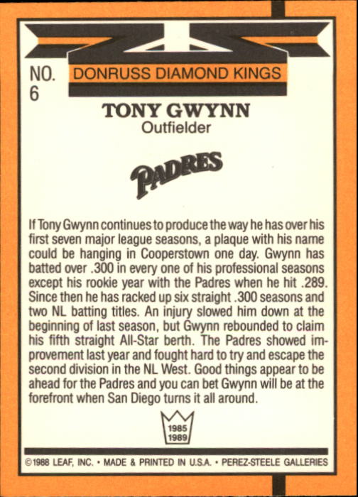 A9832- 1989 Donruss Baseball Cards 1-250 +Rookies -You Pick- 10+ FREE US SHIP - Picture 13 of 501