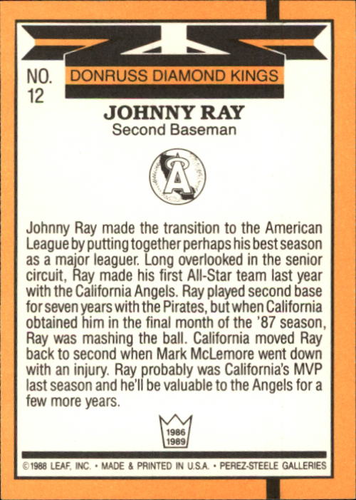 A9832- 1989 Donruss Baseball Cards 1-250 +Rookies -You Pick- 10+ FREE US SHIP - Picture 25 of 501