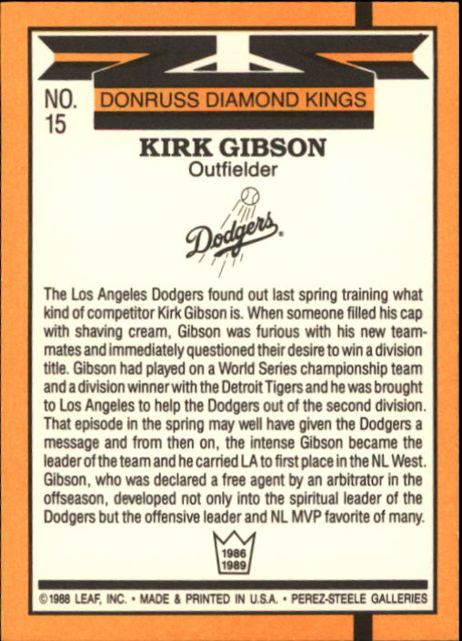 A9832- 1989 Donruss Baseball Cards 1-250 +Rookies -You Pick- 10+ FREE US SHIP - Picture 31 of 501