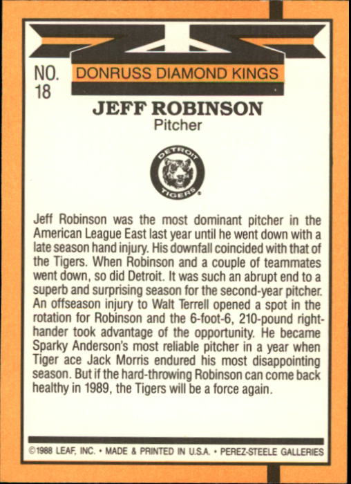 A9832- 1989 Donruss Baseball Cards 1-250 +Rookies -You Pick- 10+ FREE US SHIP - Picture 37 of 501