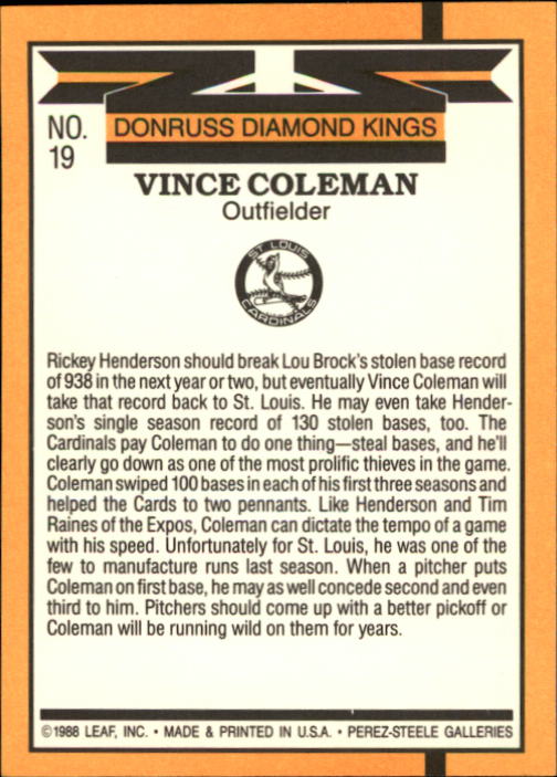 A9832- 1989 Donruss Baseball Cards 1-250 +Rookies -You Pick- 10+ FREE US SHIP - Picture 39 of 501