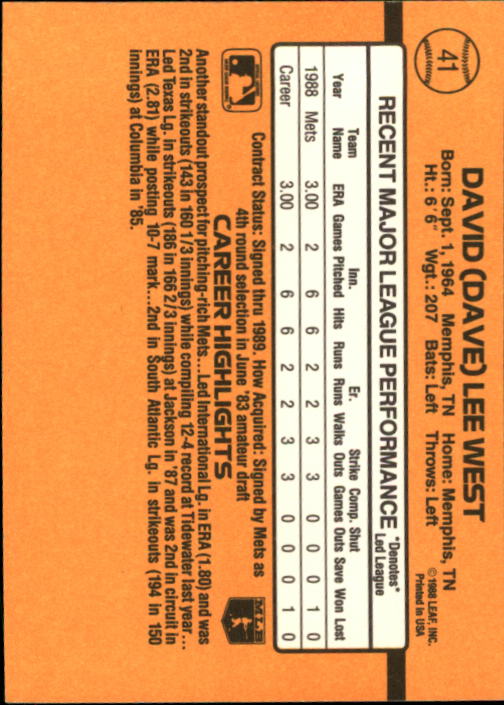 A9832- 1989 Donruss Baseball Cards 1-250 +Rookies -You Pick- 10+ FREE US SHIP - Picture 83 of 501