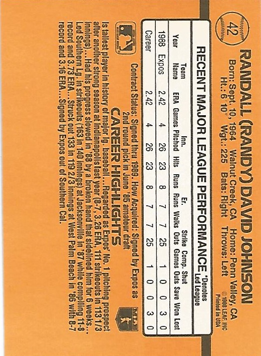 A9832- 1989 Donruss Baseball Cards 1-250 +Rookies -You Pick- 10+ FREE US SHIP - Picture 85 of 501