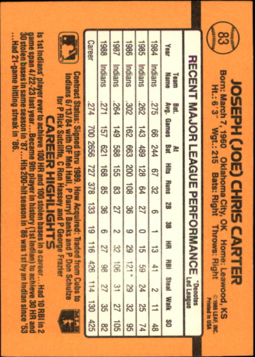 A9832- 1989 Donruss Baseball Cards 1-250 +Rookies -You Pick- 10+ FREE US SHIP - Picture 167 of 501
