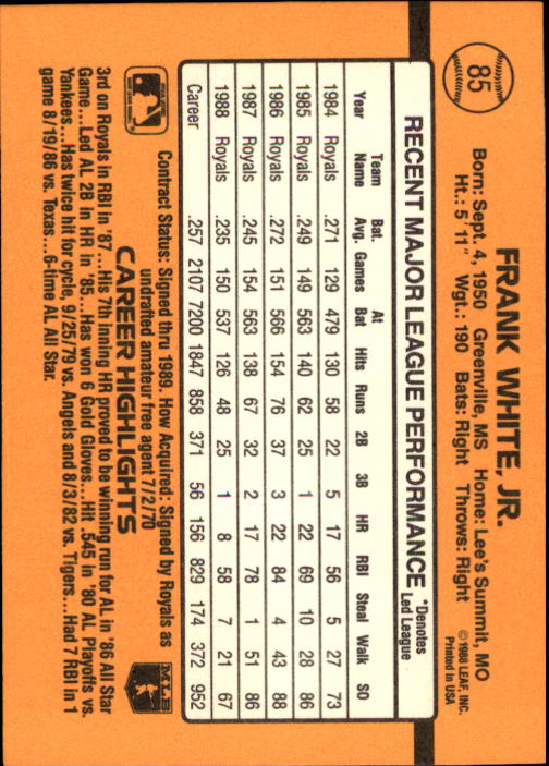 A9832- 1989 Donruss Baseball Cards 1-250 +Rookies -You Pick- 10+ FREE US SHIP - Picture 171 of 501