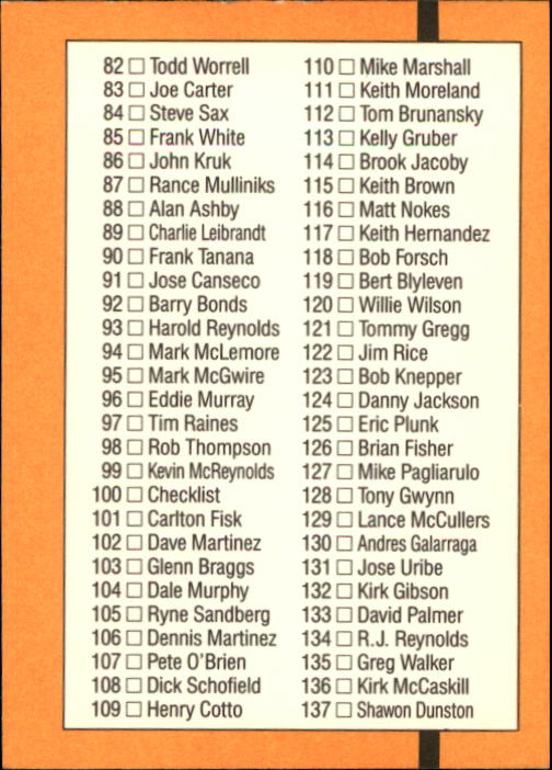 A9832- 1989 Donruss Baseball Cards 1-250 +Rookies -You Pick- 10+ FREE US SHIP - Picture 201 of 501