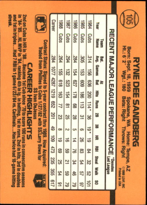 A9832- 1989 Donruss Baseball Cards 1-250 +Rookies -You Pick- 10+ FREE US SHIP - Picture 211 of 501