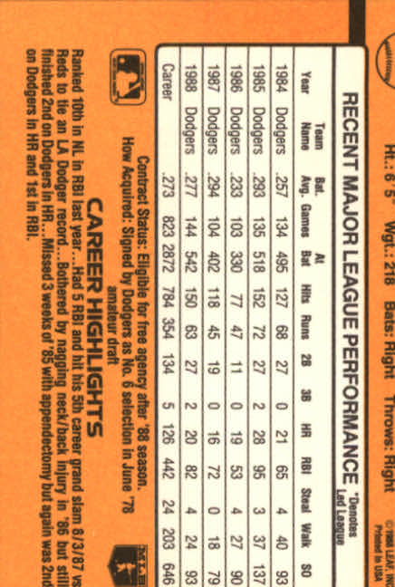 A9832- 1989 Donruss Baseball Cards 1-250 +Rookies -You Pick- 10+ FREE US SHIP - Picture 221 of 501