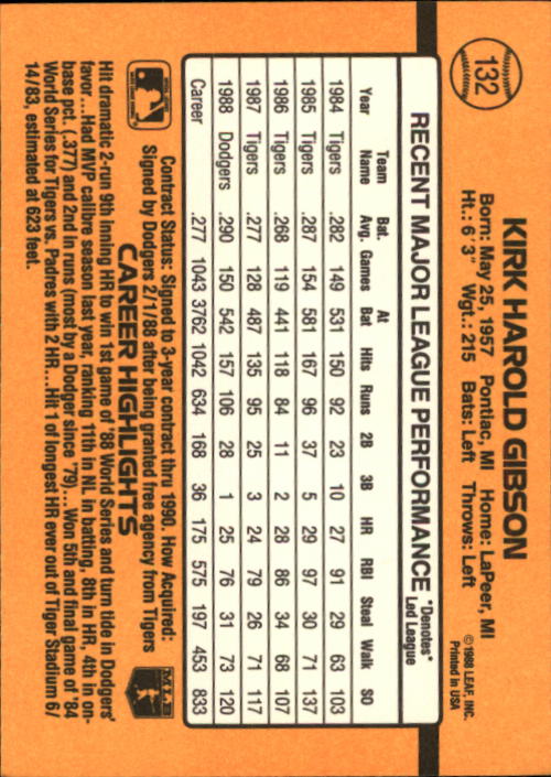 A9832- 1989 Donruss Baseball Cards 1-250 +Rookies -You Pick- 10+ FREE US SHIP - Picture 265 of 501