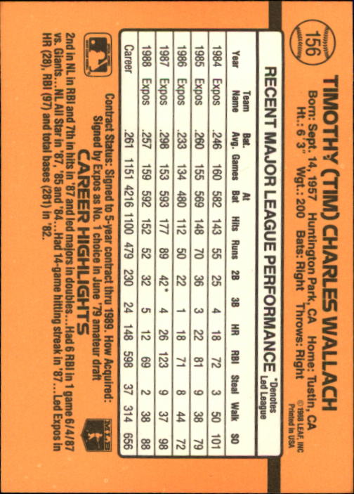 A9832- 1989 Donruss Baseball Cards 1-250 +Rookies -You Pick- 10+ FREE US SHIP - Picture 313 of 501