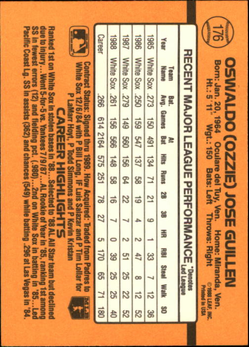 A9832- 1989 Donruss Baseball Cards 1-250 +Rookies -You Pick- 10+ FREE US SHIP - Picture 353 of 501