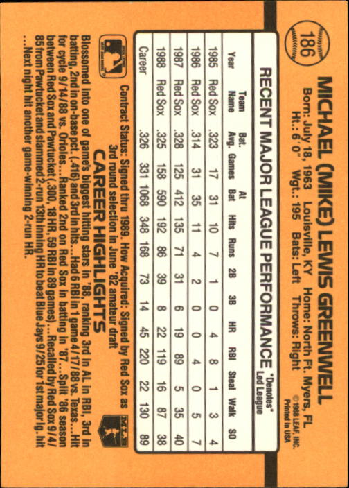 A9832- 1989 Donruss Baseball Cards 1-250 +Rookies -You Pick- 10+ FREE US SHIP - Picture 373 of 501