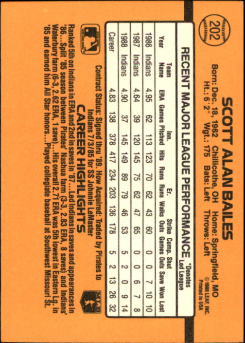 A9832- 1989 Donruss Baseball Cards 1-250 +Rookies -You Pick- 10+ FREE US SHIP - Picture 405 of 501