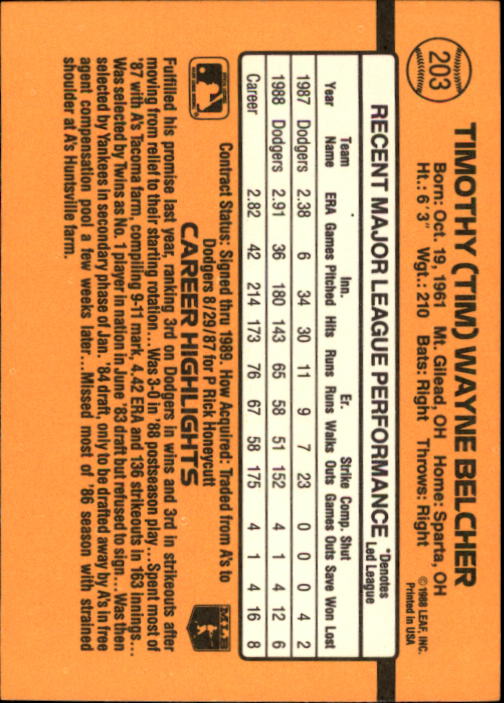 A9832- 1989 Donruss Baseball Cards 1-250 +Rookies -You Pick- 10+ FREE US SHIP - Picture 407 of 501