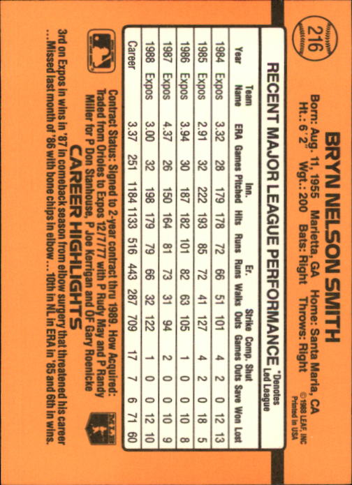 A9832- 1989 Donruss Baseball Cards 1-250 +Rookies -You Pick- 10+ FREE US SHIP - Picture 433 of 501