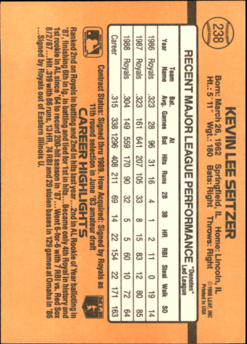 A9832- 1989 Donruss Baseball Cards 1-250 +Rookies -You Pick- 10+ FREE US SHIP - Picture 477 of 501