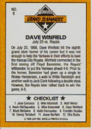 1989 Donruss Baseball "Grand Slammers" Insert Cards - Picture 5 of 9