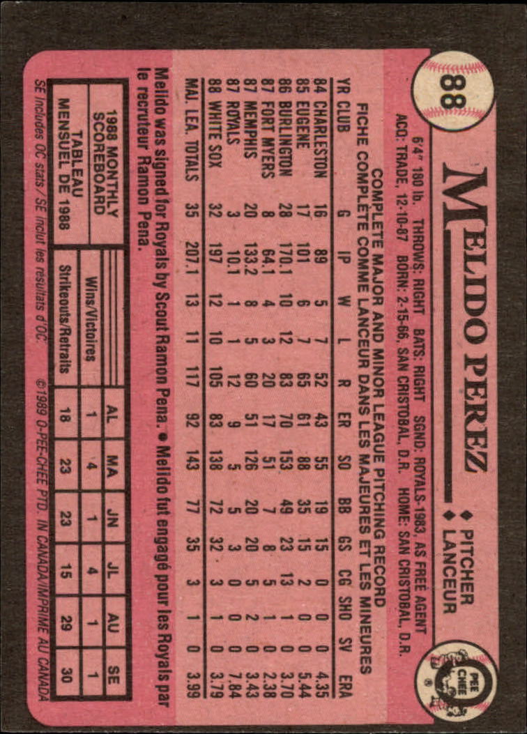 1989 O-Pee-Chee - #244 Willie Randolph