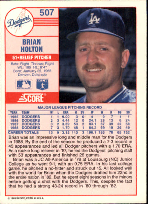 1989 Score Baseball Cards 498 660 Rookies A0431 You Pick 10 