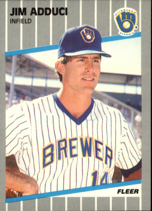 B2619- 1989 Fleer Baseball Card #s 1-244 +Rookies -You Pick- 10+ FREE US SHIP - Picture 356 of 493