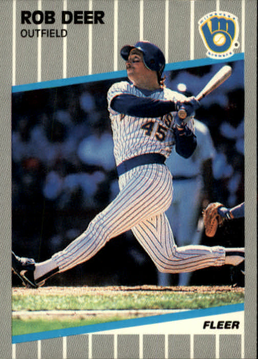 B2619- 1989 Fleer Baseball Card #s 1-244 +Rookies -You Pick- 10+ FREE US SHIP - Picture 372 of 493