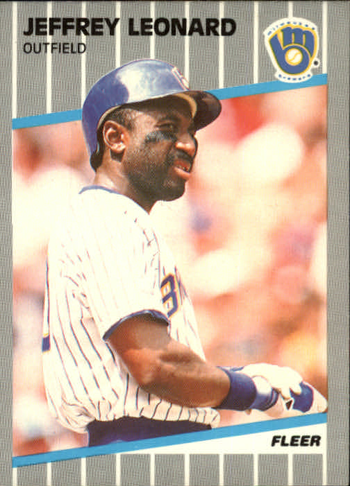 B2619- 1989 Fleer Baseball Card #s 1-244 +Rookies -You Pick- 10+ FREE US SHIP - Picture 384 of 493