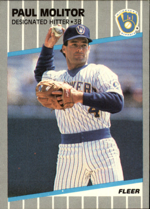 B2619- 1989 Fleer Baseball Card #s 1-244 +Rookies -You Pick- 10+ FREE US SHIP - Picture 390 of 493