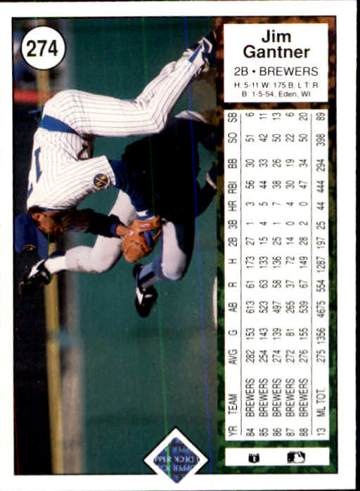 1989 Upper Deck Baseball Card Pick 249-496 - Picture 53 of 491