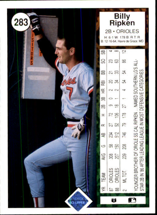 1989 Upper Deck Baseball Card Pick 249-496 - Picture 71 of 491