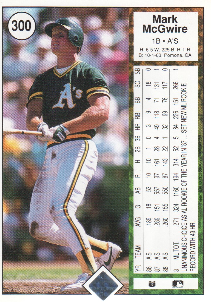 1989 Upper Deck Baseball Card Pick 249-496 - Picture 105 of 491