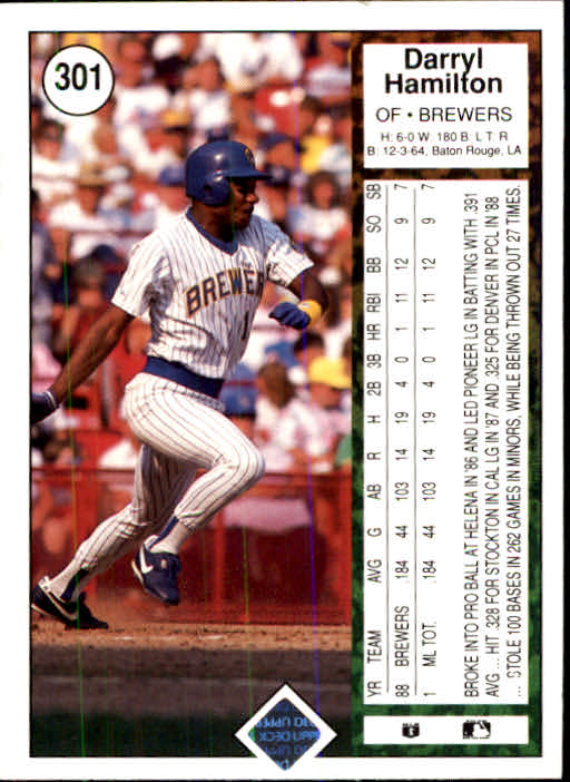 1989 Upper Deck Baseball Card Pick 249-496 - Picture 107 of 491