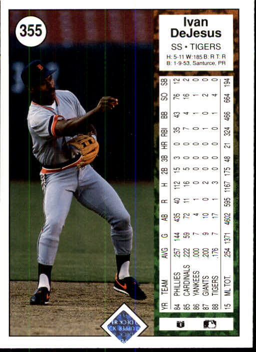 1989 Upper Deck Baseball Card Pick 249-496 - Picture 213 of 491