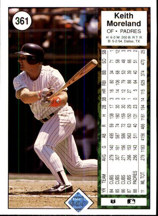 1989 Upper Deck Baseball Card Pick 249-496 - Picture 221 of 491