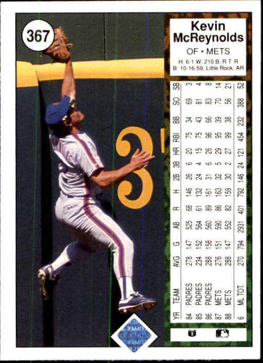 1989 Upper Deck Baseball Card Pick 249-496 - Picture 233 of 491