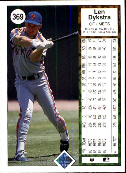 1989 Upper Deck Baseball Card Pick 249-496 - Picture 237 of 491