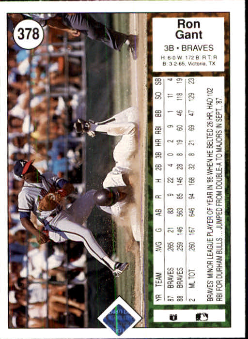 1989 Upper Deck Baseball Card Pick 249-496 - Picture 255 of 491