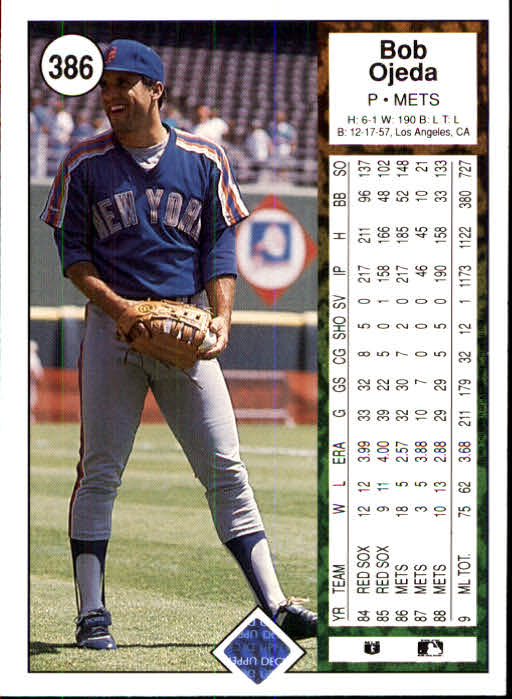 1989 Upper Deck Baseball Card Pick 249-496 - Picture 271 of 491
