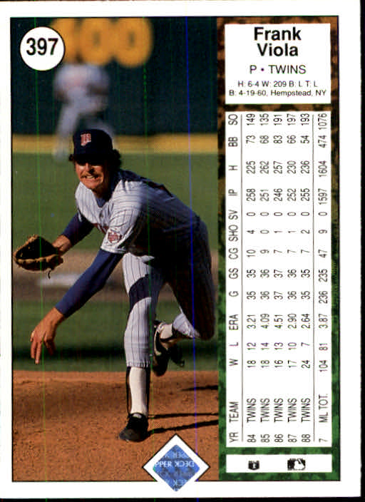 1989 Upper Deck Baseball Card Pick 249-496 - Picture 293 of 491