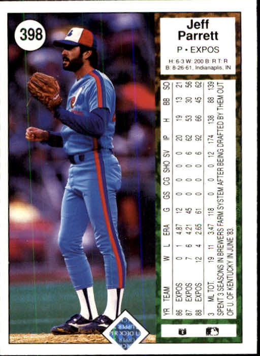 1989 Upper Deck Baseball Card Pick 249-496 - Picture 295 of 491